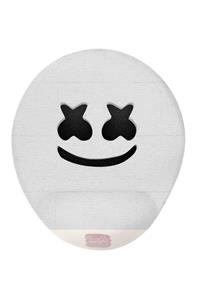 MiniPera Marshmello Maskesi Baskılı Bilek Destekli Mouse Pad