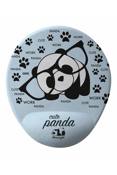 GameBoss Glasses Panda Bilek Destekli Tasarım Mouse Pad