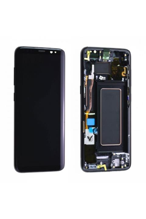 Samsung Galaxy S8 Lcd Orjinal Servis Ekran Siyah - Black