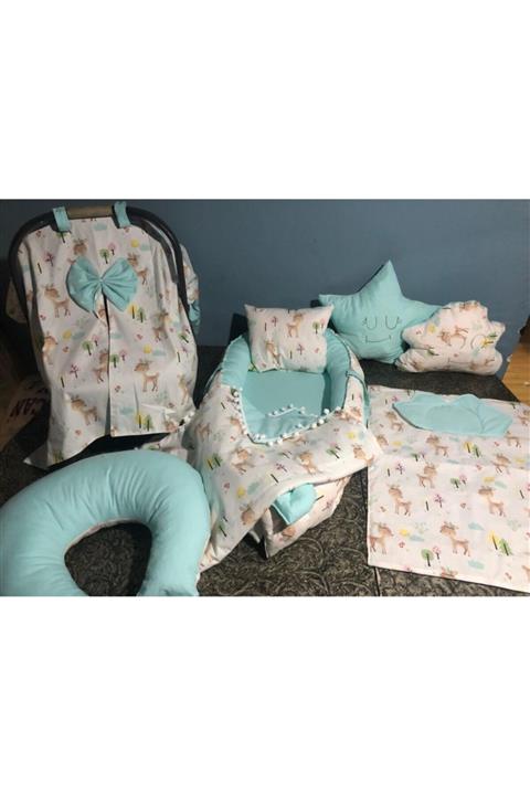 BABYNESTSOFFİCİAL Babynest Takımı Full 10 Parça Organik Pamuklu