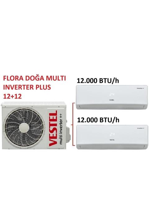 Vestel Flora Doğa Multi Inverter Plus 12+12 Klima