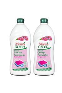 Mom's Green 2'li Set Bitkisel Çamaşır Yumuşatıcı Kır Çiçekleri 80 Yıkama