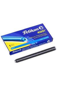 Pelikan 4001 Uzun Mürekkep Kartuşu 5`li Kutu TURKUAZ