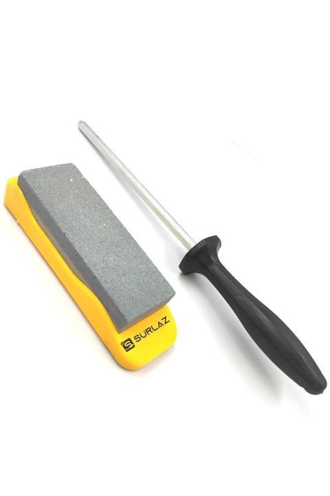 SürLaz Bileme Taşı Seti 2 Parça Bıçak Bileyici Masat