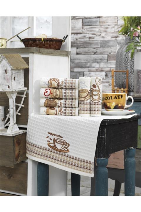 Berra Concept 35x50 Mutfak Peçetesi %100 Pamuklu Cappuccino Serisi 1 Adet