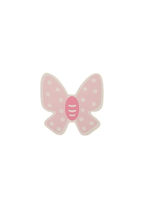 TURUNÇ AKSESUAR Pembe Kelebek Kulp- En 7.5 Cm Boy 8 Cm Bebek Çocuk Genç Odası Kulpları Dolap Çekmece Mobilya Kulpu