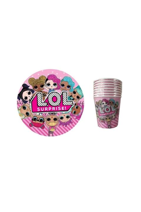 Almi Süslemeleri Lol Bebek Tabak&bardak