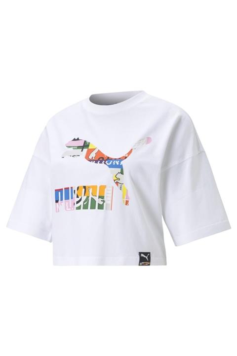 Puma Pı Graphic Tee Kadın Üst & T-shirt - 59970262