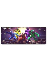 Gamingpadci 70x30 cm Free Fire Dikişli Kaydırmaz Taban Speed Ver Mouse Pad Oyuncu Gaming