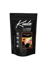 Kudo Soğuk Pres Köpek Maması 3kg Küçük Irk Yavru Hindi/ördek Etli