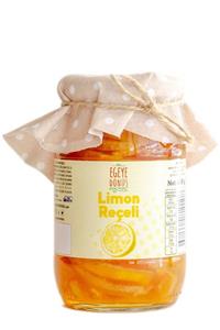 EGEYE DÖNÜŞ Evyapımı Geleneksel Limon Reçeli Cam Kavanoz - 450 Gr. (%65-%70 MEYVE ORANI)