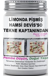 SPANA Limonda Pişmiş Hamsi Devis'so Tekne Kaptanından Ev Yapımı Katkısız 330gr