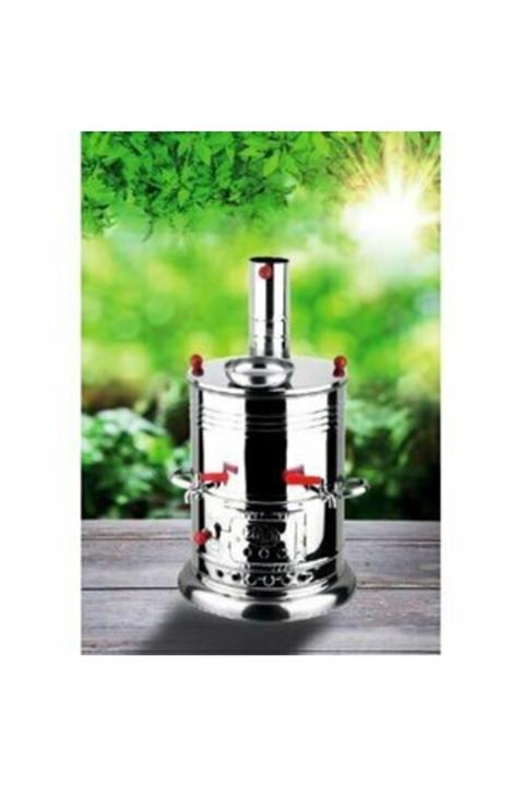 Üzüm Semaver Odun Çift Musluk 10 lt