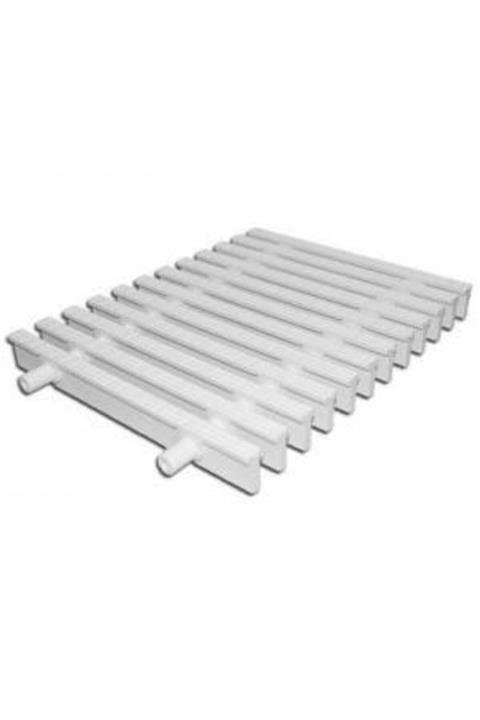 GÖKTUĞ Çift Geçmeli 30 Cm 10 Metre Standart Tip Havuz Mazgal Izgarası, Plastik Havuz Izgarası