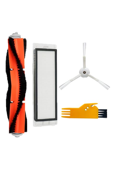Mija Xiaomi Mi Robot 1s (sdjqr02rr) Uyumlu 4 Parça Yedek Filtre Fırça Seti
