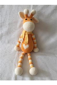 OYUNCAKPARK Sevimli Zürafa Amigurumi Organik Oyuncak