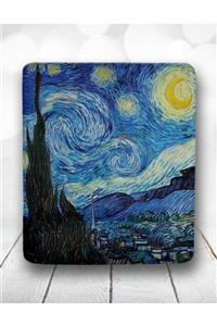 Atölye Çizgi Van Gogh Yıldızlı Gece Bilek Destekli Mouse Pad