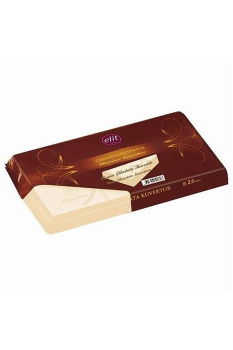 Elit Fildişi Kuvertür Çikolata 2,5 kg