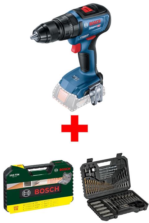 Bosch Gsb 18v-50 2.0ah Akülü Vidalama Makinesi (dıy-p 173 Parça Delme Ve Vidalama Seti Hediye)