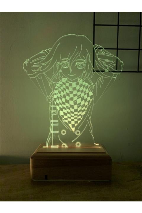 Modiwa Design Anime Kokichi Oma Danganronpa 16 Renk Gece Lambası