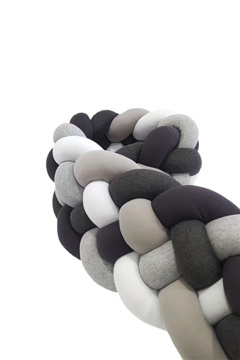 TRİSTCO 540 Cm 5'li Örgü Korumalık 100x200 Montessori Yatak Koruyucu