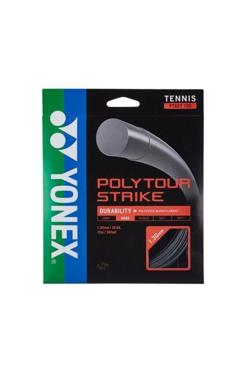 YONEX Poly Tour Strıke 1.25 12m Tenis Kordajı Siyah