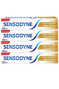 Sensodyne Tam Koruma Beyazlatıcı Diş Macunu 50 Ml. 4'lü Set