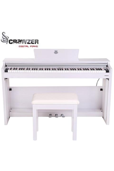 CRAWZER Dijital Duvar Piyanosu Tabure ve Kulaklık Hediyeli