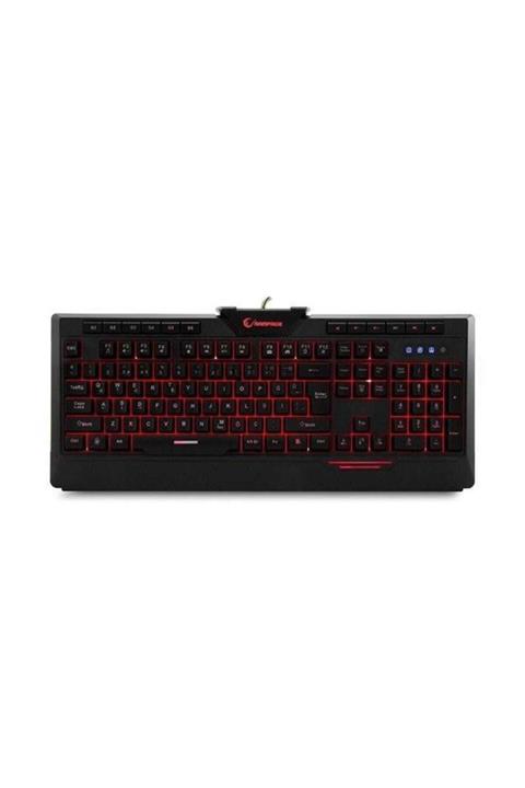 Everest Rampage RAPIDO PLUS Semi Mechanical Sese Duyarlı Rainbow Işıklı Makrolu Gaming Klavye
