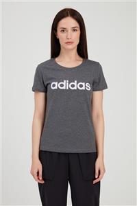 adidas W E LIN SLIM T Koyu Gri Kadın T-Shirt 100546435