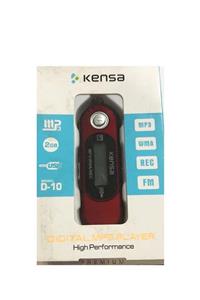 Kensa 2 Gb Pilli Mp3 Player Müzik Çalar Fm Radyo Kırmızı