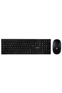 Everest Km-6121 Siyah Kablosuz Q Slim Klavye ve Mouse Set