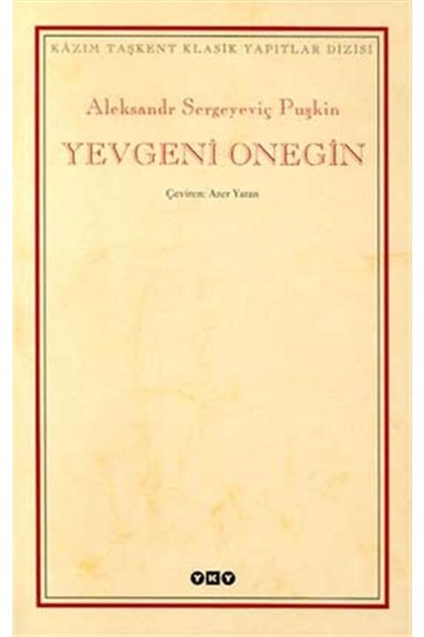 Yapı Kredi Yayınları Yevgeni Onegin