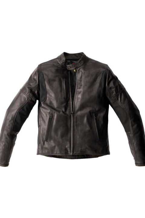 Spidi Unisex Siyah Thunderbird Deri Ceket