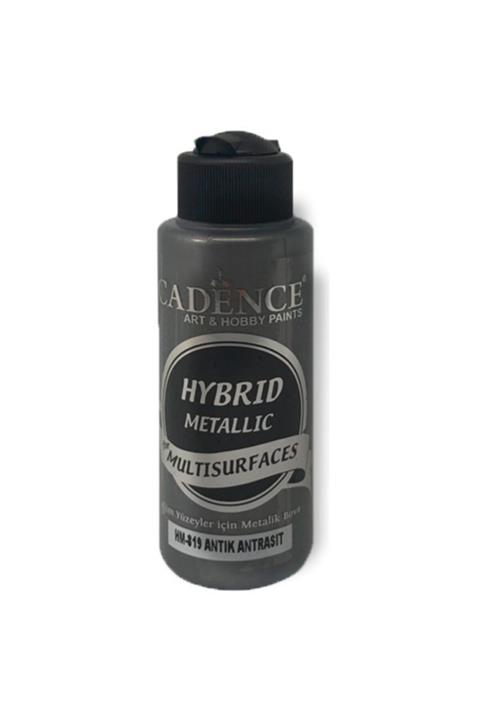 Cadence Hybrid Multisurface Metalik Boya 120 ml. HM-819 ANTİK ANTRASİT