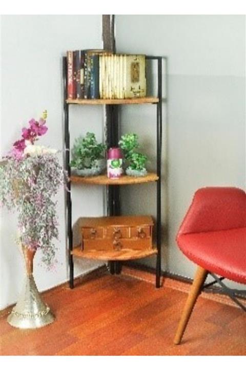 KıtayGroup Kıtaygroup 3 Katlı Küçük Katlanır Köşe Raf