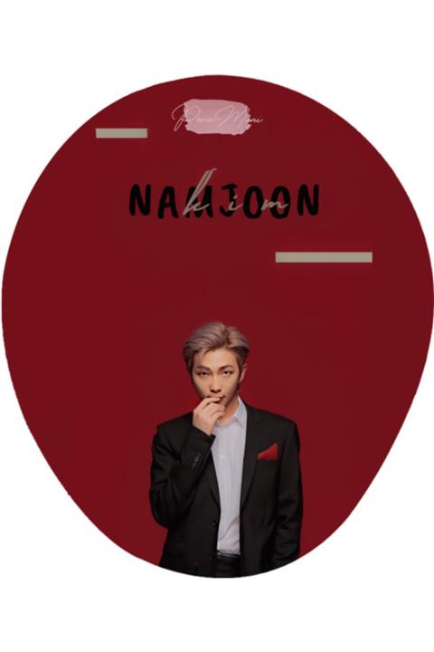 MiniPera Bts - Kim Namjoon Baskılı Bilek Destekli Mouse Pad