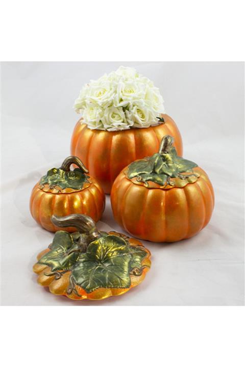 karıncagift Dekoratif Turuncu Kabak Set