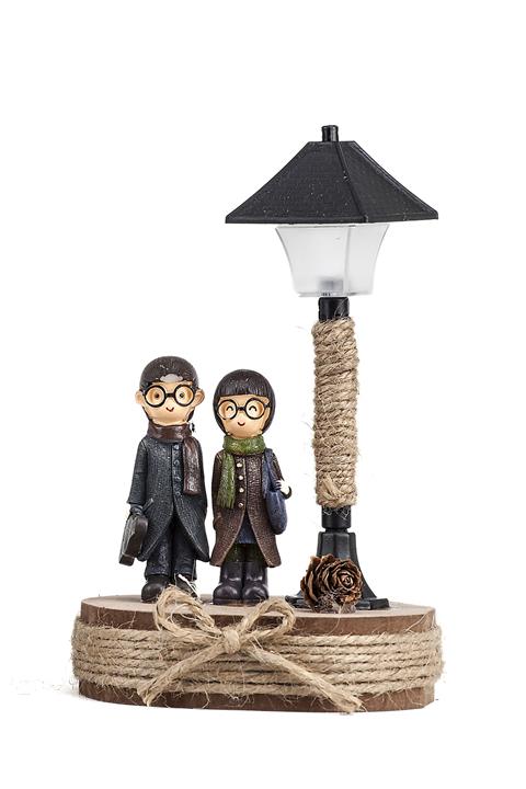 MUKKO HOME Lambalı Sevgili Biblo 16cm