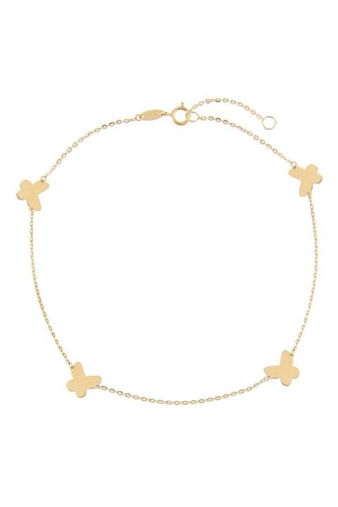 Moda Kulesi Altın Halhal Altın Kelebek Halhal