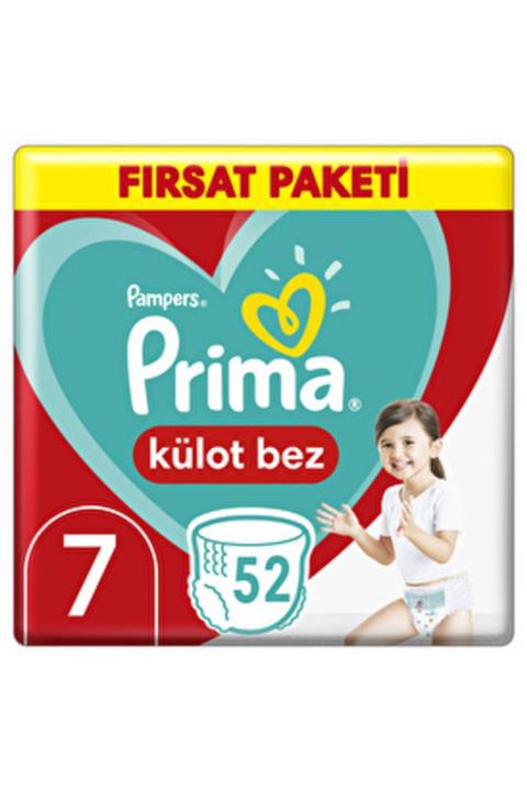 Prima Fırsat Paketi 7 Numara Külot Bez 52 Adet