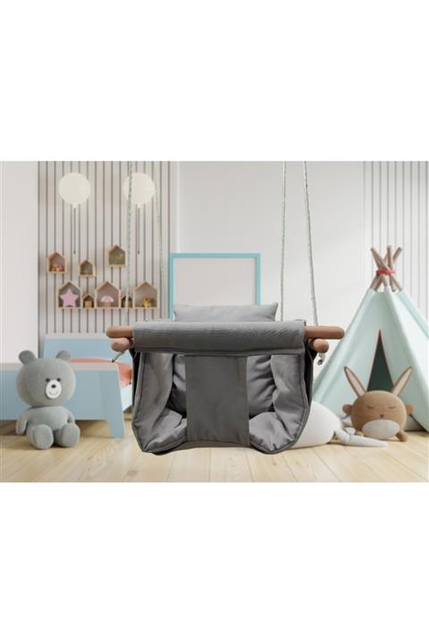 Modern Garaj Gri Bebek Çocuk Bahçe Salıncağı Hamak Tavan Salıncağı Ev Salıncağı Salincak