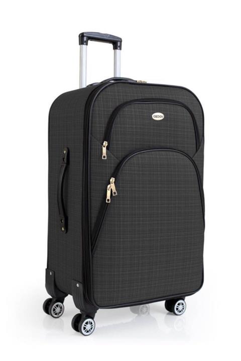 TREND Orta Boy 4 Teker Kumaş Valiz Antrasit 1081