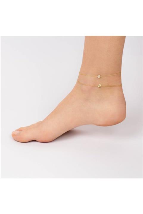 Moda Kulesi Altın Halhal A Harfi Halhal