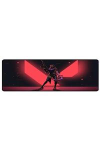 Gamingpadci Reyna 70x30 Cm Speed Kaymaz Taban Dikişli Oyuncu Gaming Mouse Pad Val-8