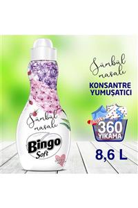 Bingo Soft Konsantre Çamaşır Yumuşatıcısı Sümbül Masalı 1440 Ml Ekonomi Paketi 6'lı