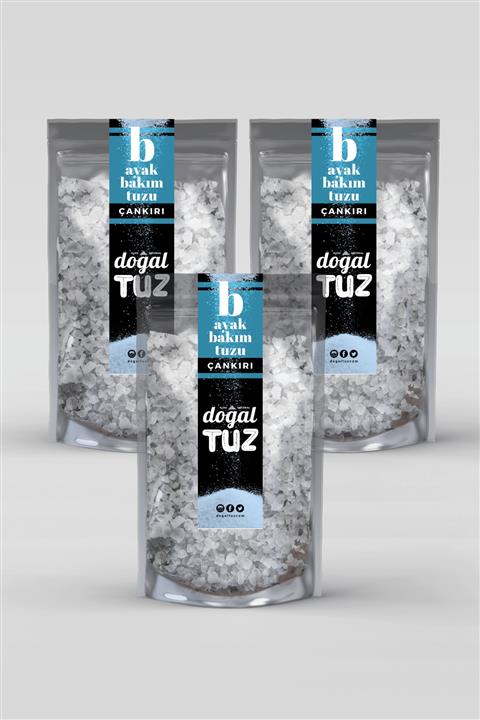 Doğaltuz Naturel Killi Ayak Bakım Tuzu 1,5kg x 3 Paket