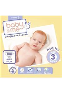 Baby&Me Midi 3 Numara Bebek Bezi 4-9 kg 100 Adet Bae-20083