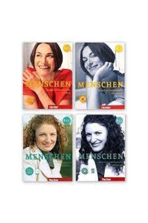 DMN YAYINCILIK Hueber Yayınları Menschen B1.1 + B1.2 Kursbuch, Arbeitsbuch + Dvd-rom 2 Li Set