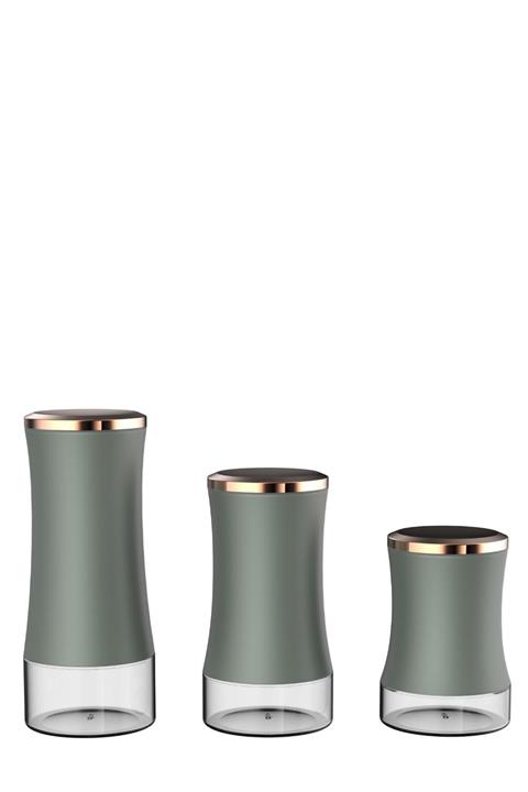 Paçi Lujıa Antrasit Gri 3lü Baharat Seti